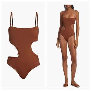 Johanna Ortiz Coastline Reversible Cut-Out One-Piece Swimsuit